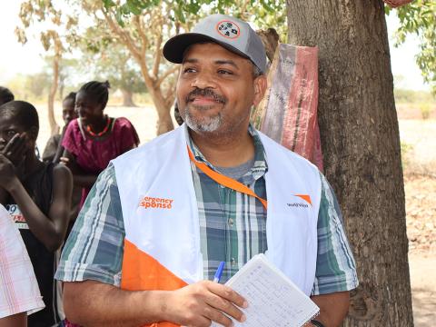 World Vision staff in a response